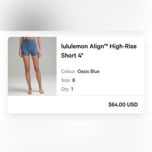 Lululemon biker shorts